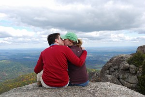 Bill & Kristy on Old Rag Mountain, Virginia