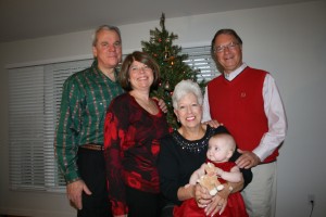 Grandparents Bill & Judy Gray, Faye & Larry Sessoms